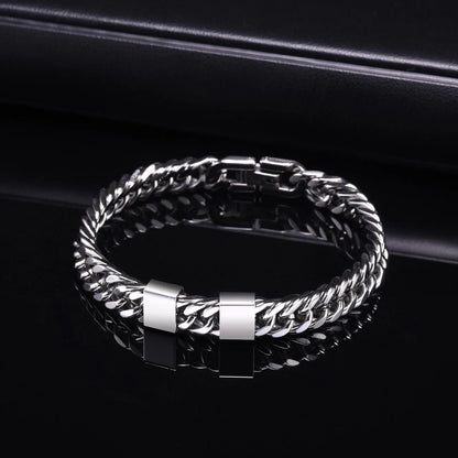 Armband Papa Silber