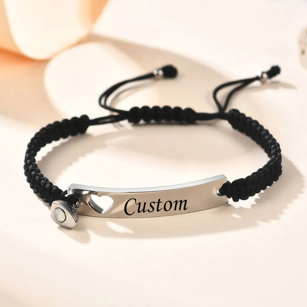 Partner Armband Leder Gravur