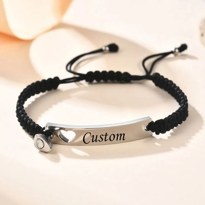 Partner Armband Leder Gravur