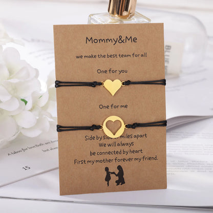 Mutter Tochter Armband Gold