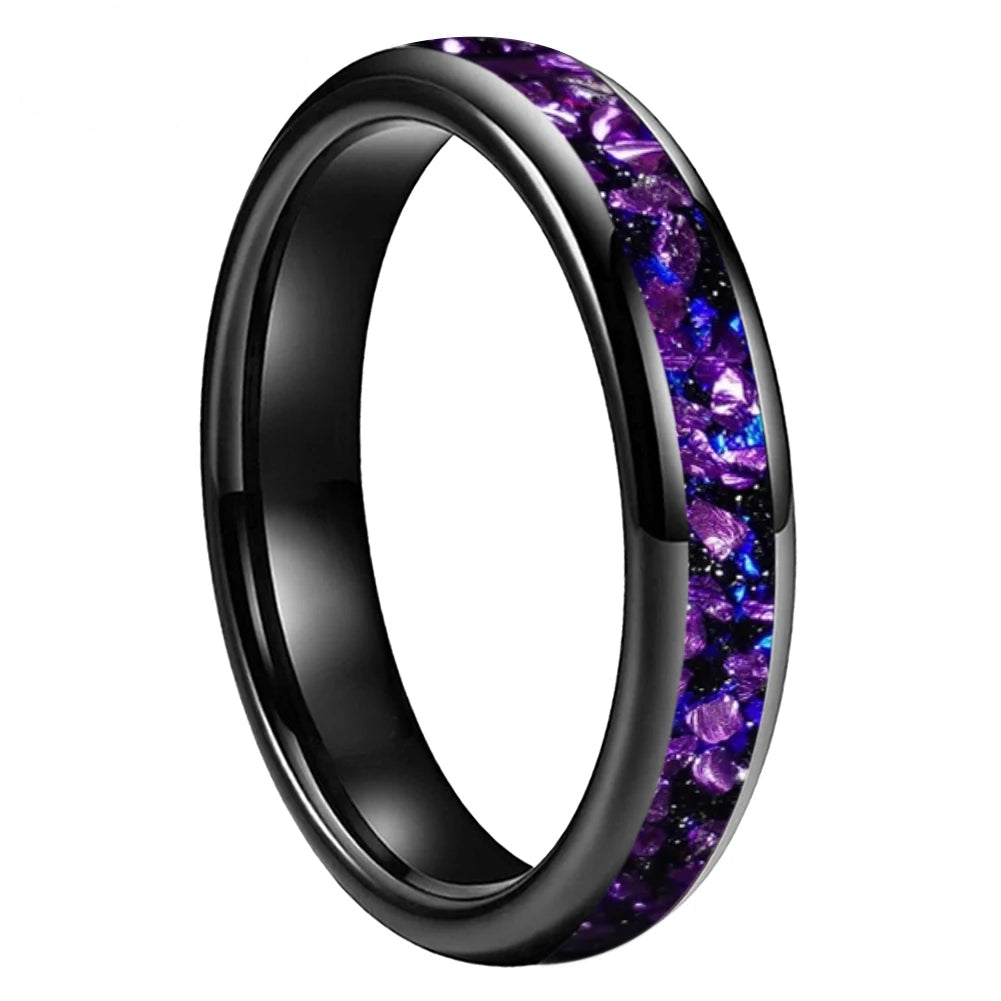 Amethyst Couple Rings