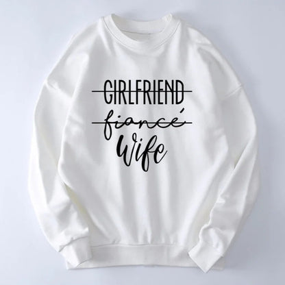 Partner Pullover Buchstaben