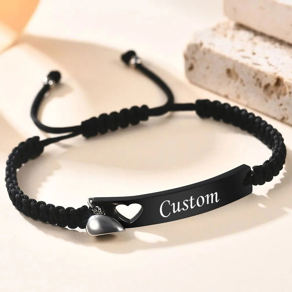 Partner Armband Leder Gravur