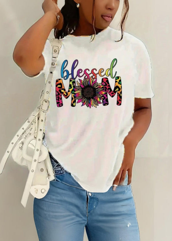 Blessed Mama T Shirt