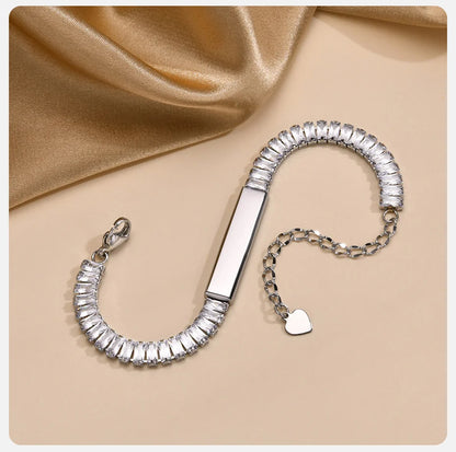 Pärchen Armband Mit Gravur Silber