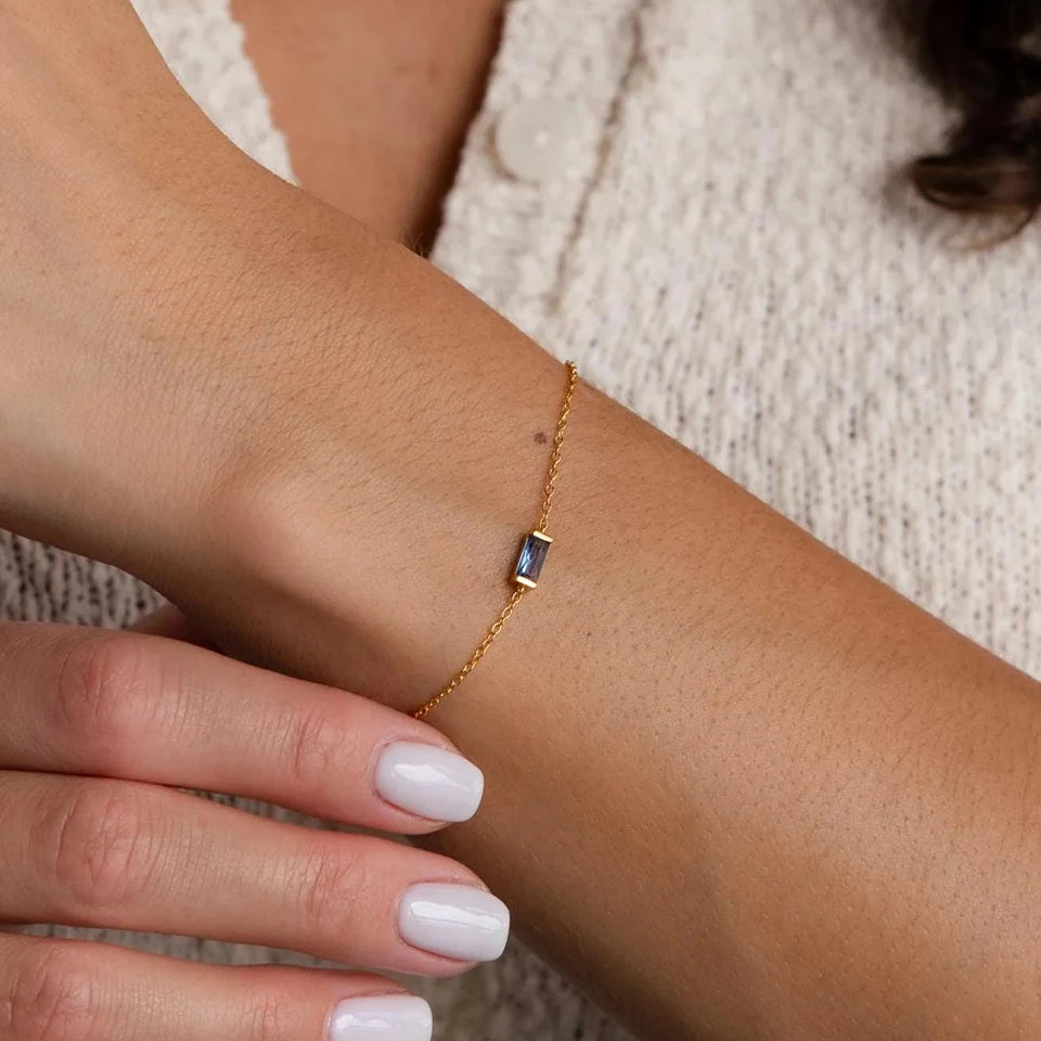 Mother Daughter Birthstone Bracelet