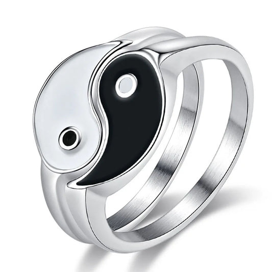 Freundschaftsringe Titan Carbon
