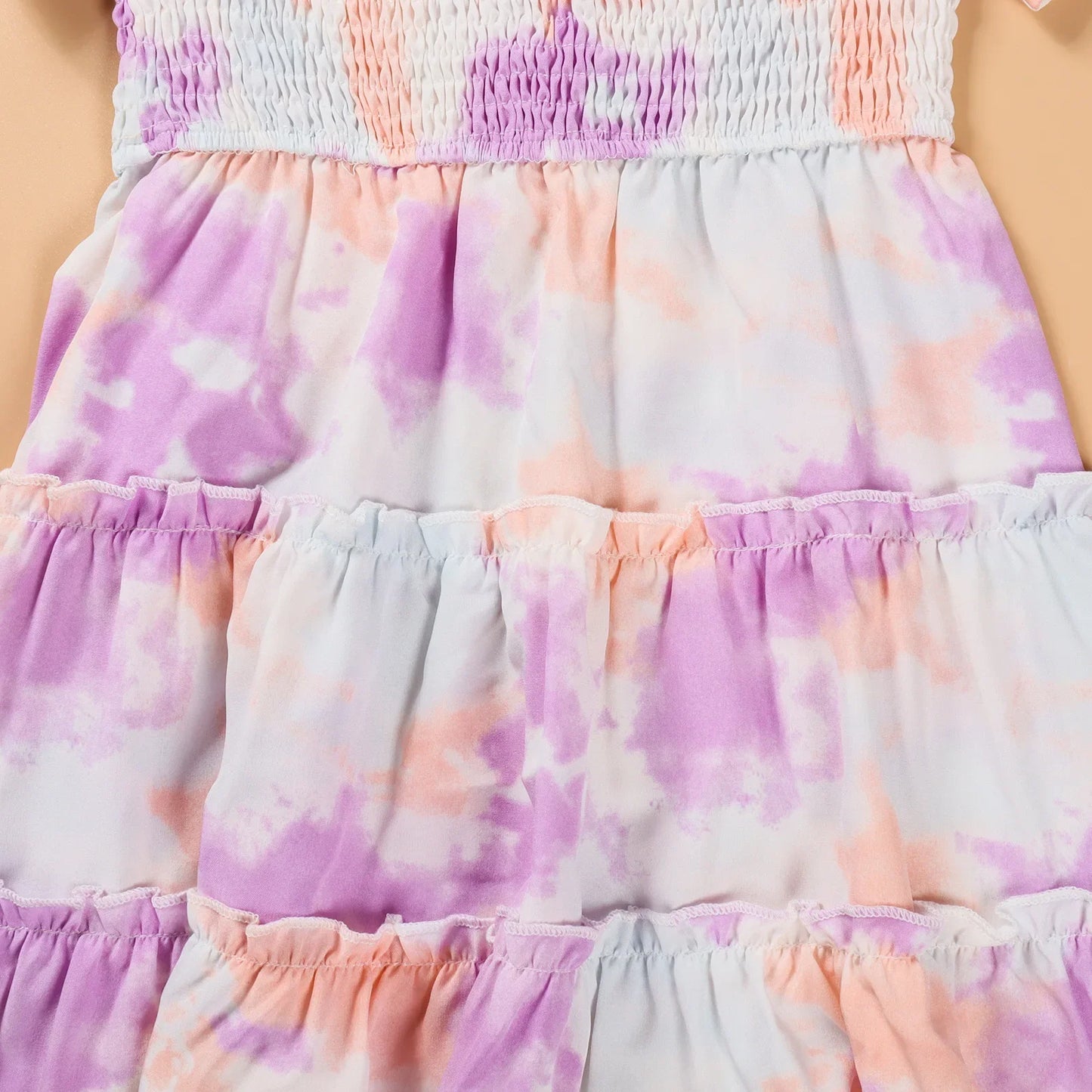 Regenbogen Mutter-Tochter-Kleid