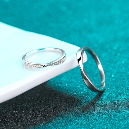 Simple Couple Promise Rings