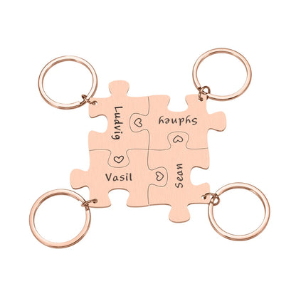 Schlüsselanhänger Puzzle Familie