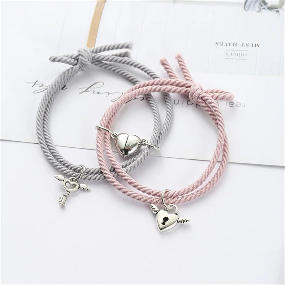 Couple Bracelet Lock And Key