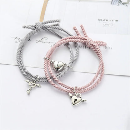 Couple Bracelet Lock And Key