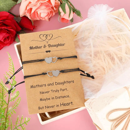 Mutter Tochter Armband Silber