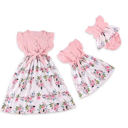 Partnerlook Mutter Tochter Kleider Hochzeit