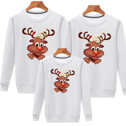 klassischer Weihnachtspullover Familie