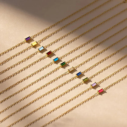 Mother Daughter Birthstone Bracelet