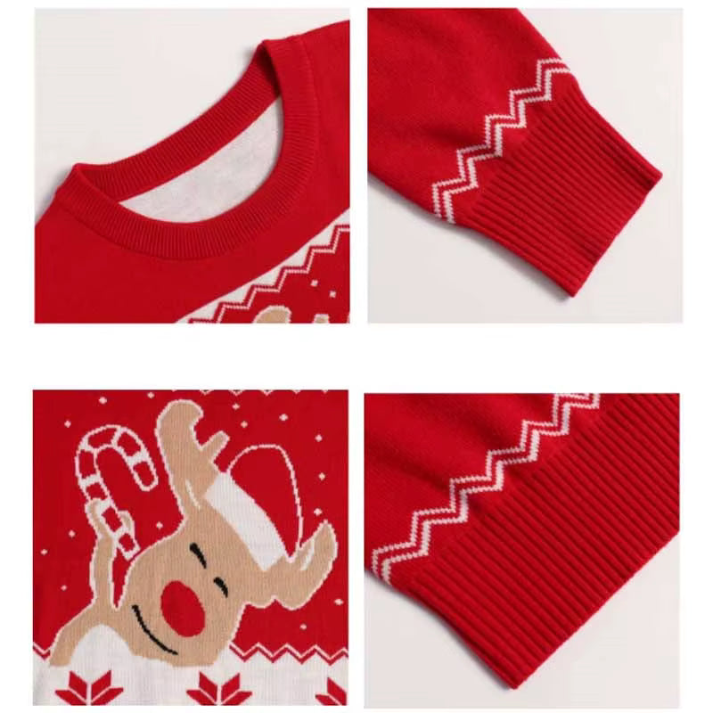 Mama Tochter Pullover Schneeflocke