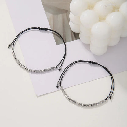 Morse Code Armband Schwester