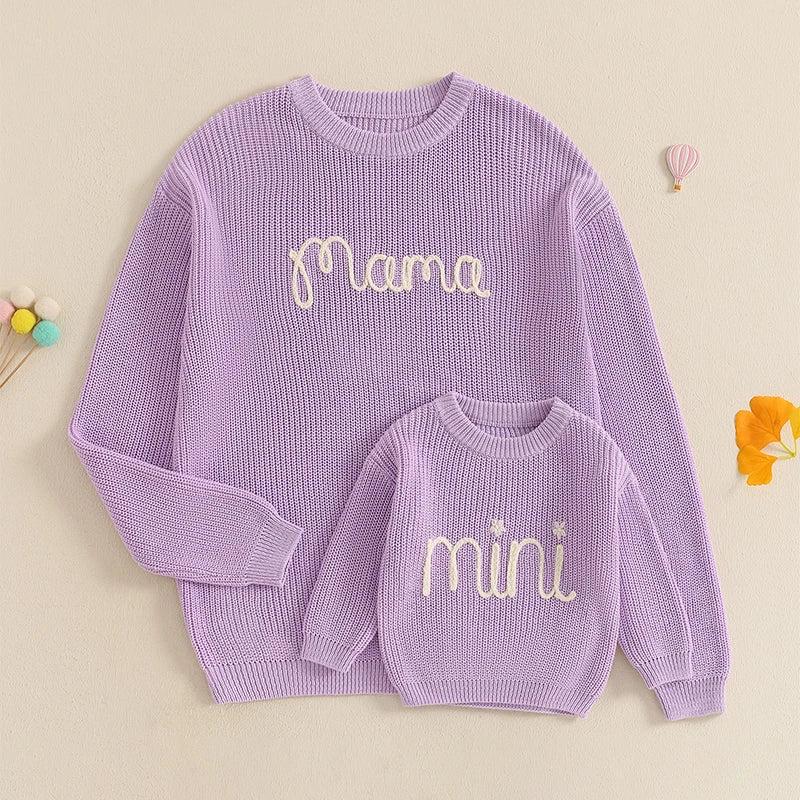Partner Pullover Mutter Tochter