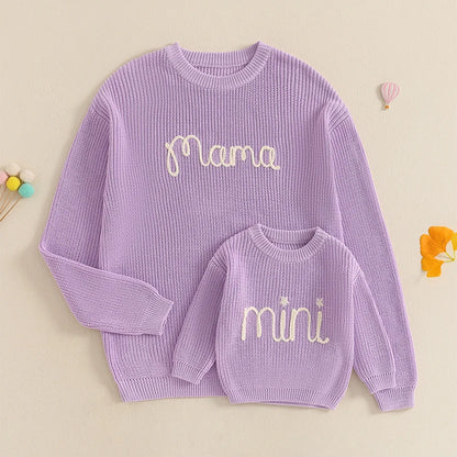 Partner Pullover Mutter Tochter