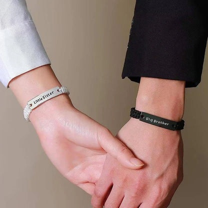 Geschwister Armband Gravur