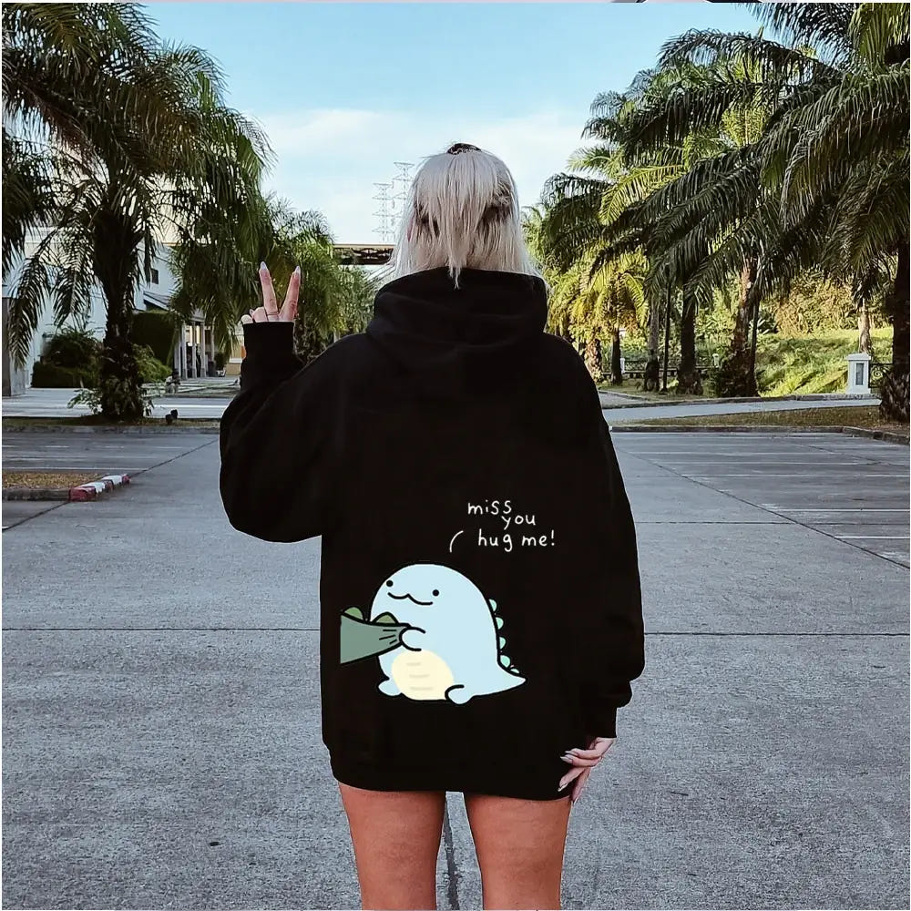 Couple Dino Hoodies – Ansicht 3