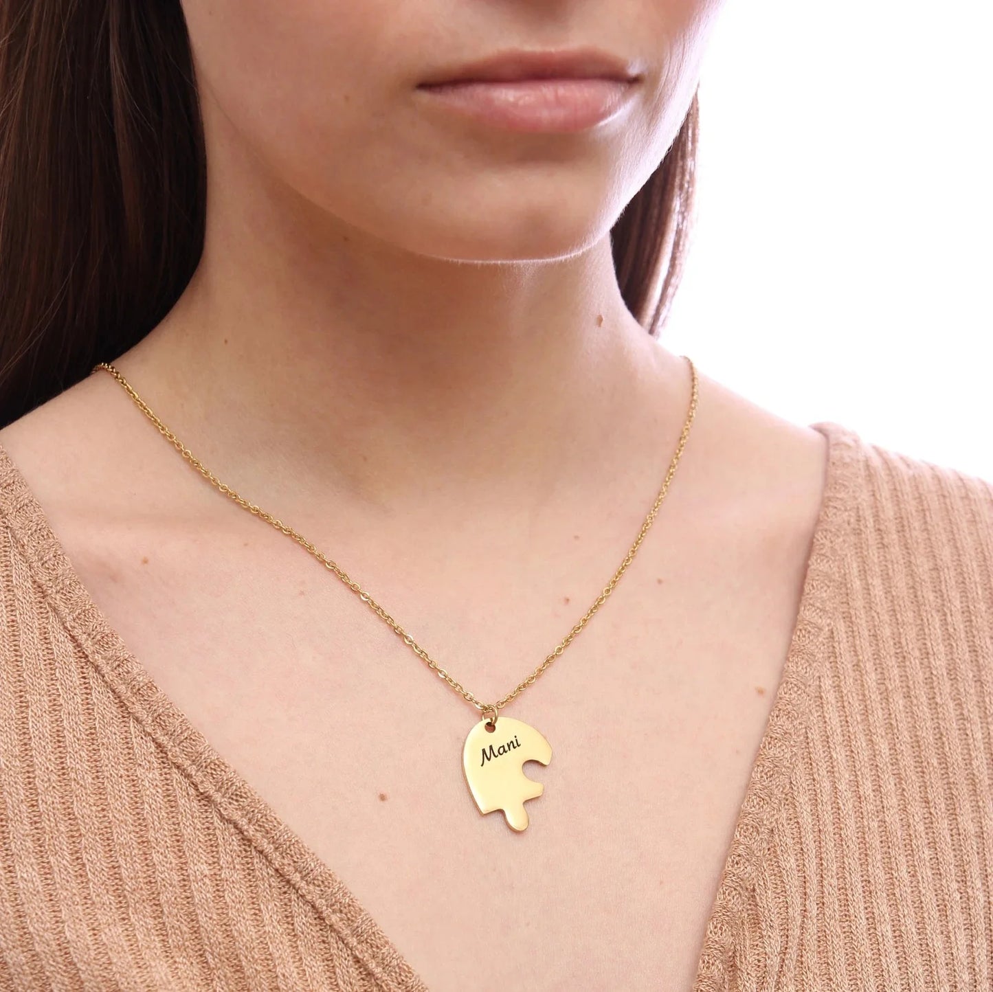 Gold Best Friend Necklaces - Ansicht 2