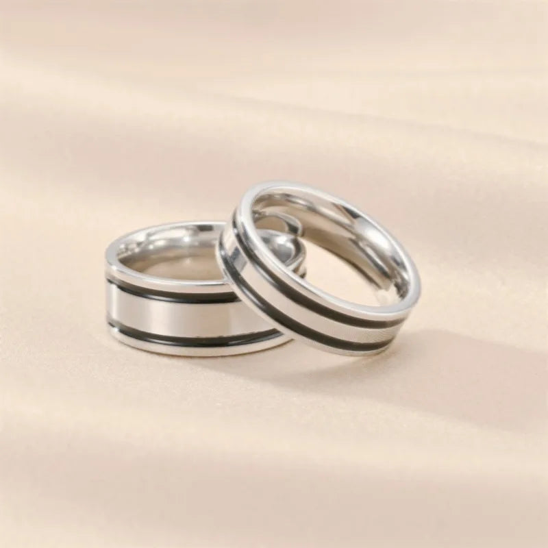 Außergewöhnliche Paar Ringe