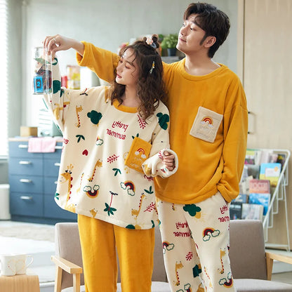 Regenbogen Matching Pyjamas Couple