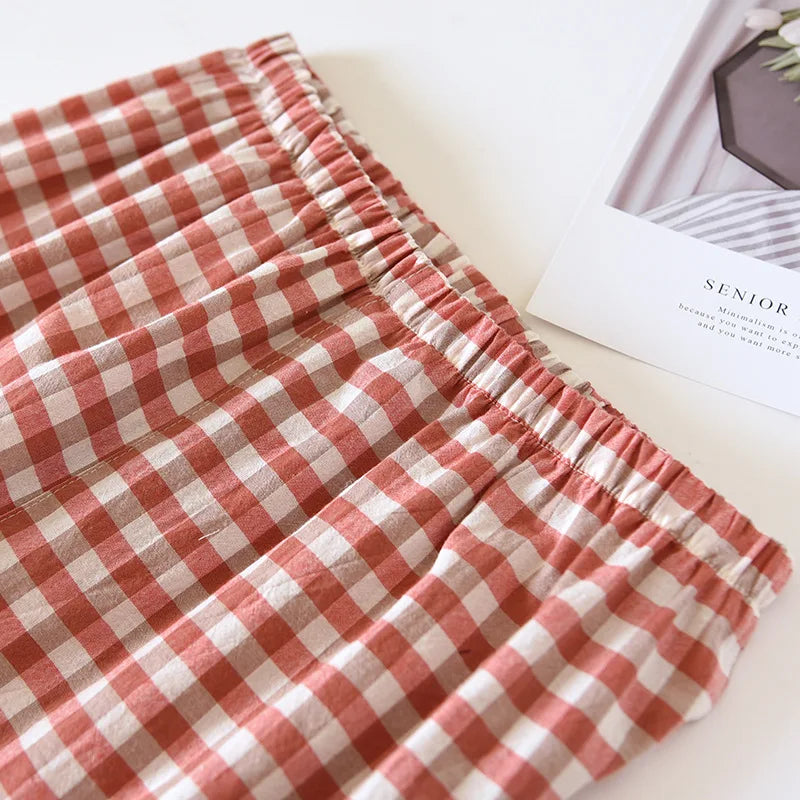 Couples Plaid Pajamas