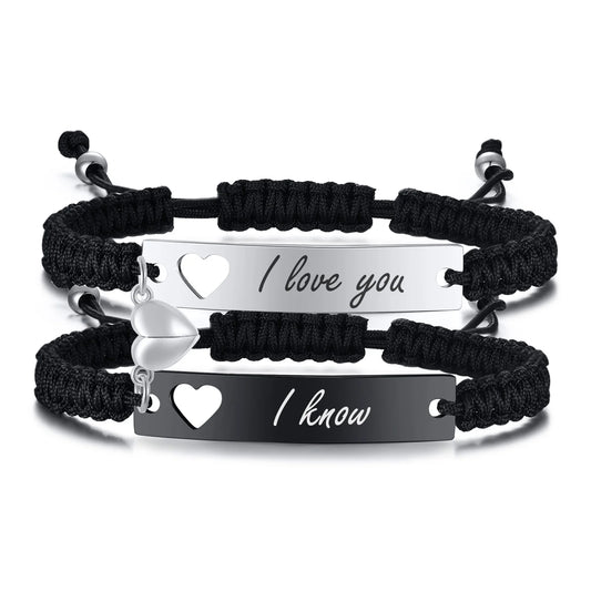 Liebes Armband Für Paare Silber