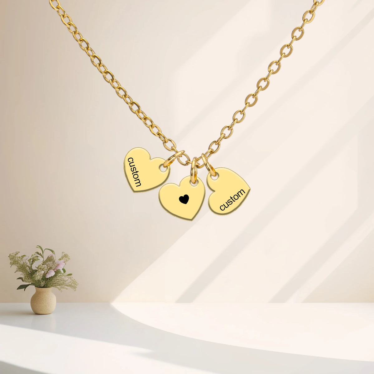 Familienkette Mit Namen Gold - Ansicht 7