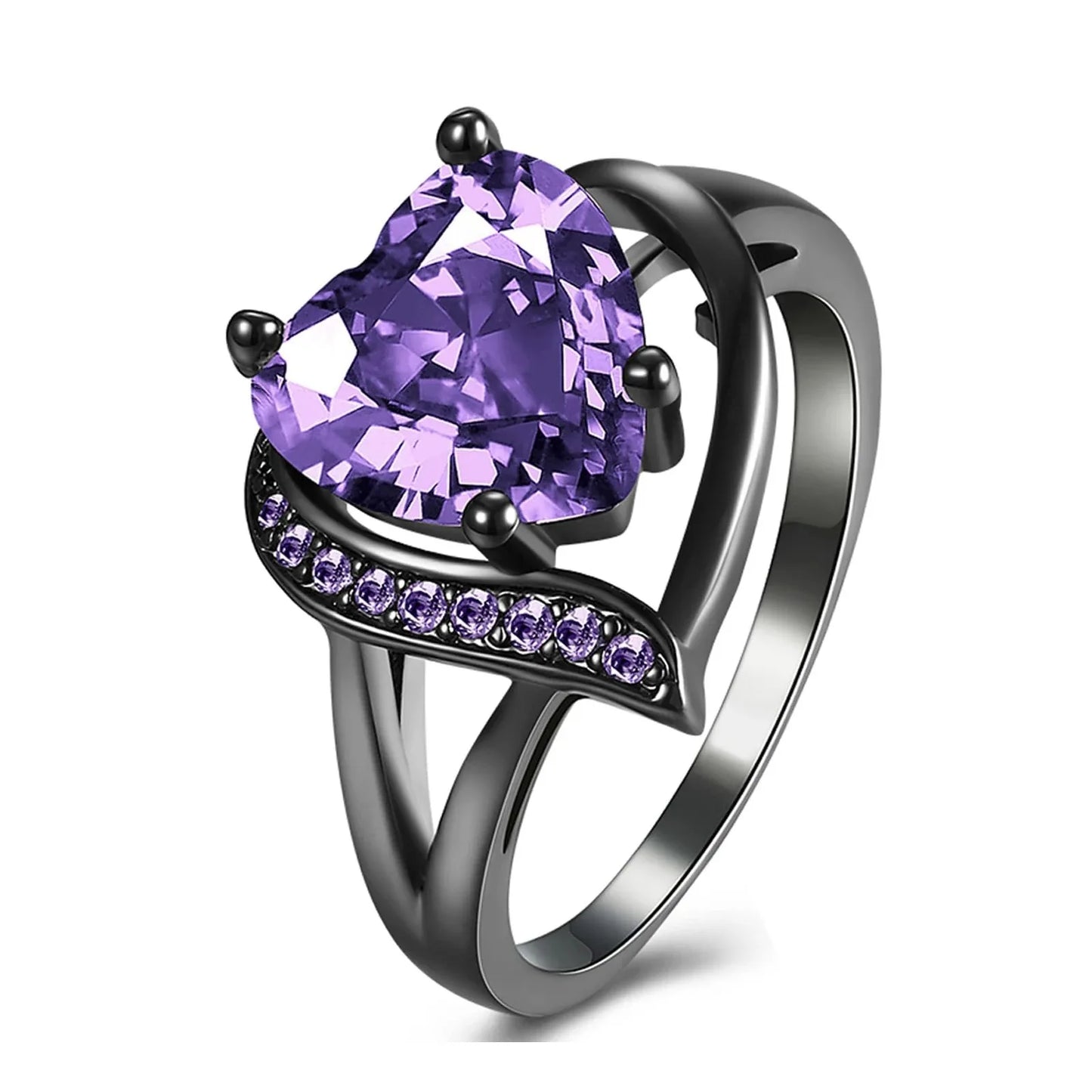 Couple Ring Heart