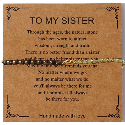 Armband Schwester Gold