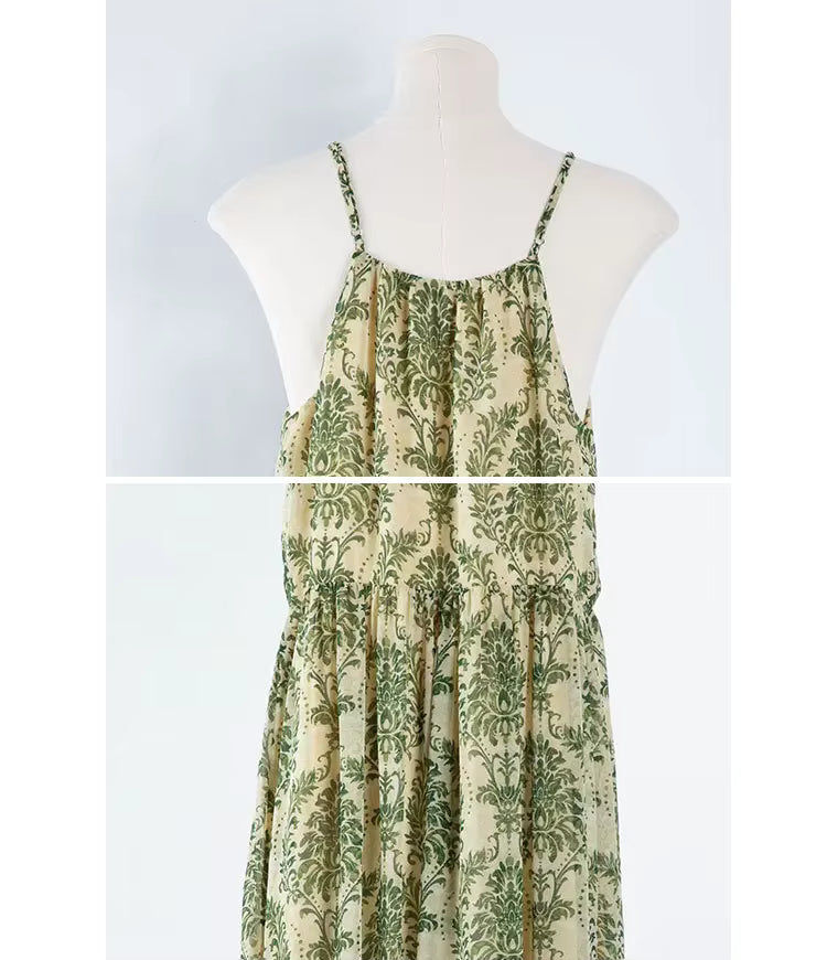 Geblümtes Mutter-Tochter-Kleid