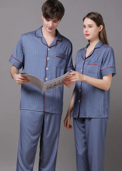 Partner Schlafanzug Kariert