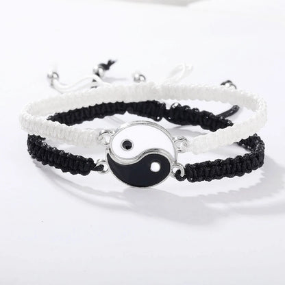 Yin Yang Matching Bracelets