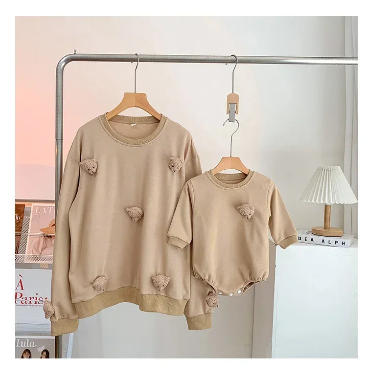 Winter Pullover Partnerlook Mit Kind
