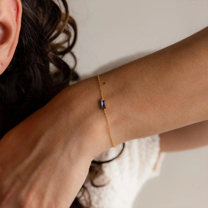Mother Daughter Birthstone Bracelet