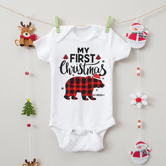 Weihnachts-T-Shirt Familie Erstes Weihnachten
