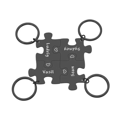 Schlüsselanhänger Puzzle Familie