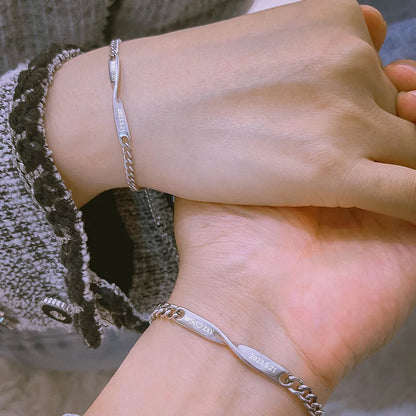 Partner Armband Silber Gravur