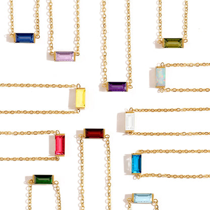 Mother Daughter Birthstone Bracelet