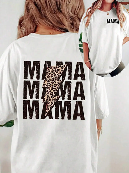 Mama T-Shirt Mit Blitz
