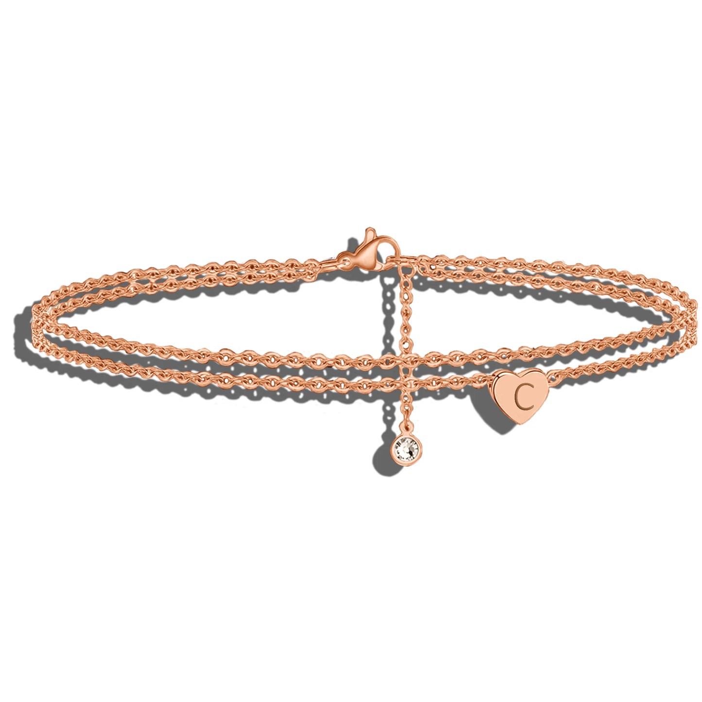 Mutter Tochter Armband Rosegold