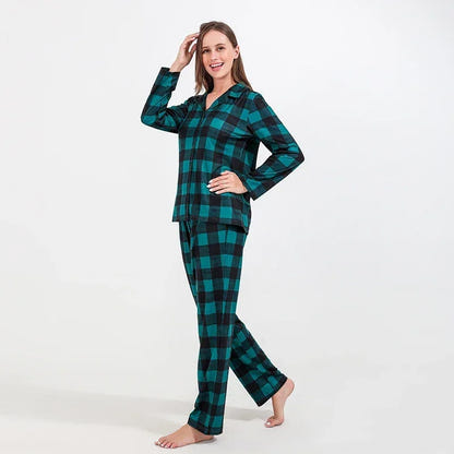 Familien Pyjama Kariert – Ansicht 2