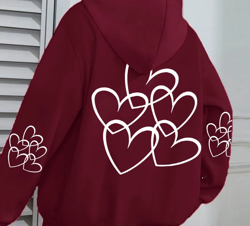 Pullover Herzen Ellenbogen