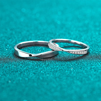 Simple Couple Promise Rings