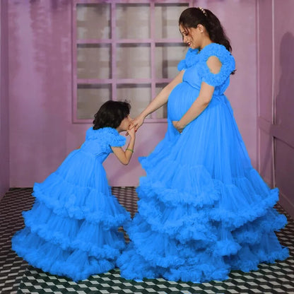 Pregnant Mom And Daughter Outfits