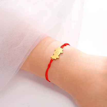 Geschwister Armband Gold